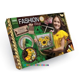Набор для творчества Fashion Bag Вышивка лентами и бисером Danko toys FBG-01-01